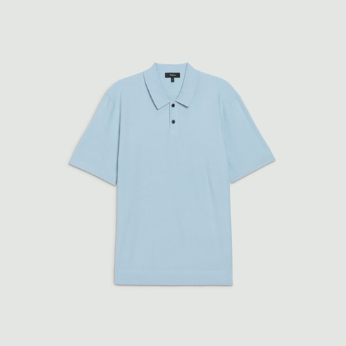 Theory - Modern Georgette Open Nk Tie Blouse (ブラック
