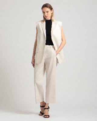 Compact Crepe Rib SL Shell | WOMEN（レディース）｜Theory 公式通販 