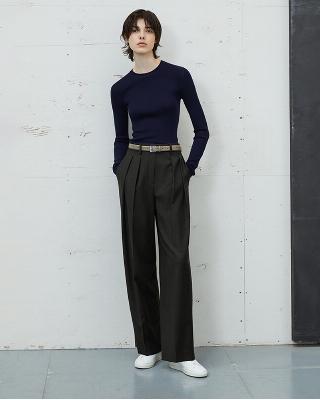 Sleek Flannel DBL Pleat Pant HZ | WOMEN（レディース）｜Theory 公式