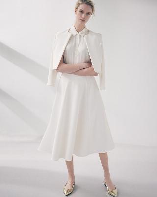 Tailor Crepe Full Round SK | WOMEN（レディース）｜Theory 公式通販  