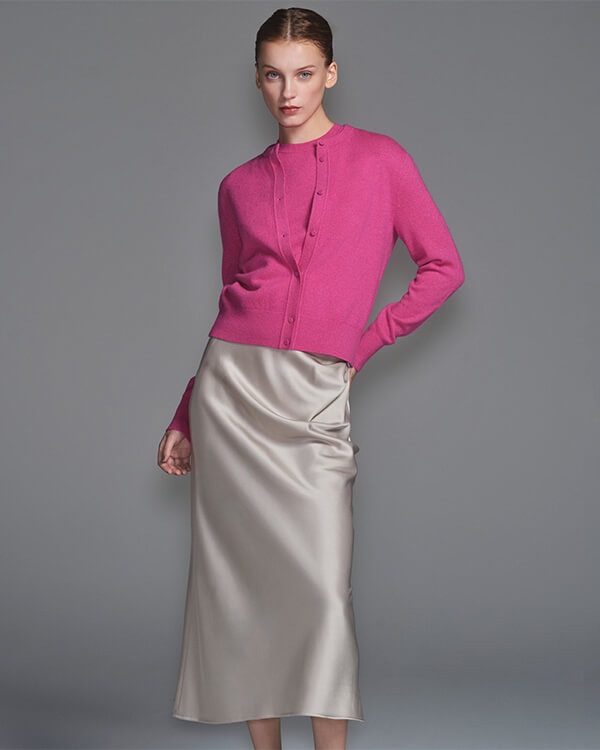 Theory luxeスカートGarden Satin Blumy