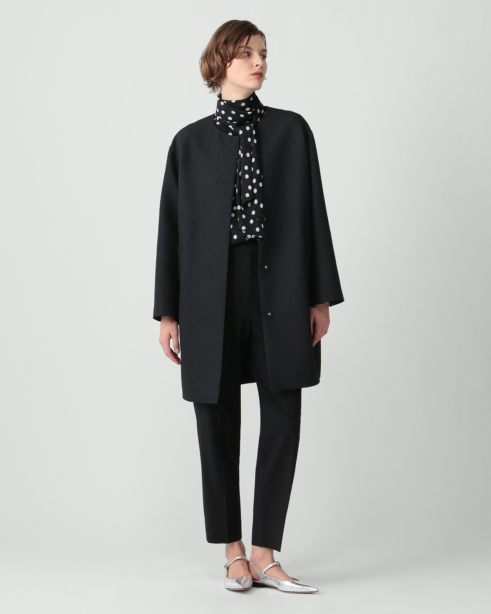 セオリーリュクス theory luxe 25SS Cecily Emas Blouse リボンブラウス 長袖 38 ネイビー /DO ■OS レディース 中古・古着通販】theory luxe (セオリーリュクス) Cecily Emas