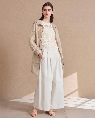 美品 theory luxe ドレープ タック パンツ セオリー リュクス 40