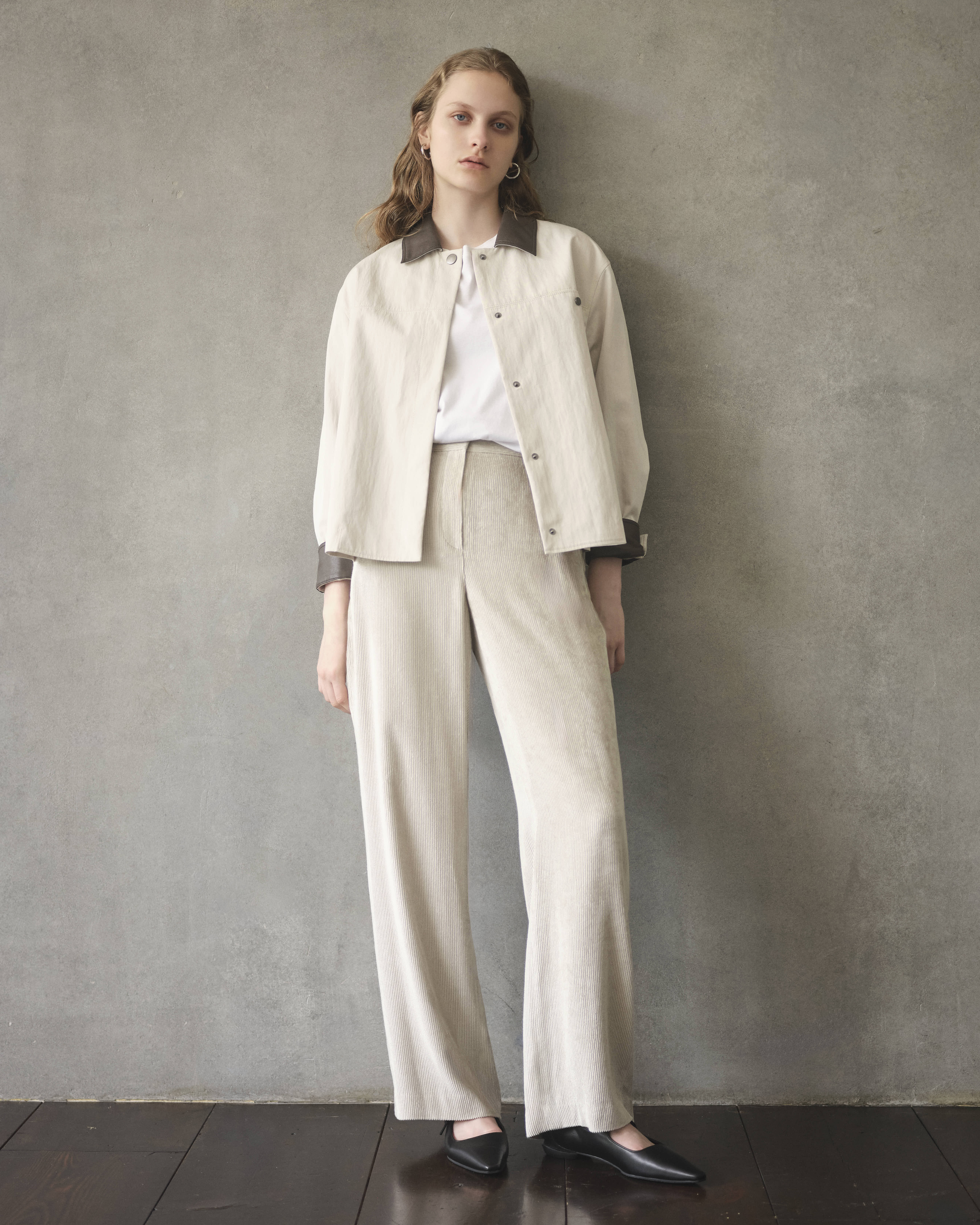 セオリー リュクス ケープ ポンチョ グレー Theory luxe - theory luxe 22AW カシミヤ混ケープコート