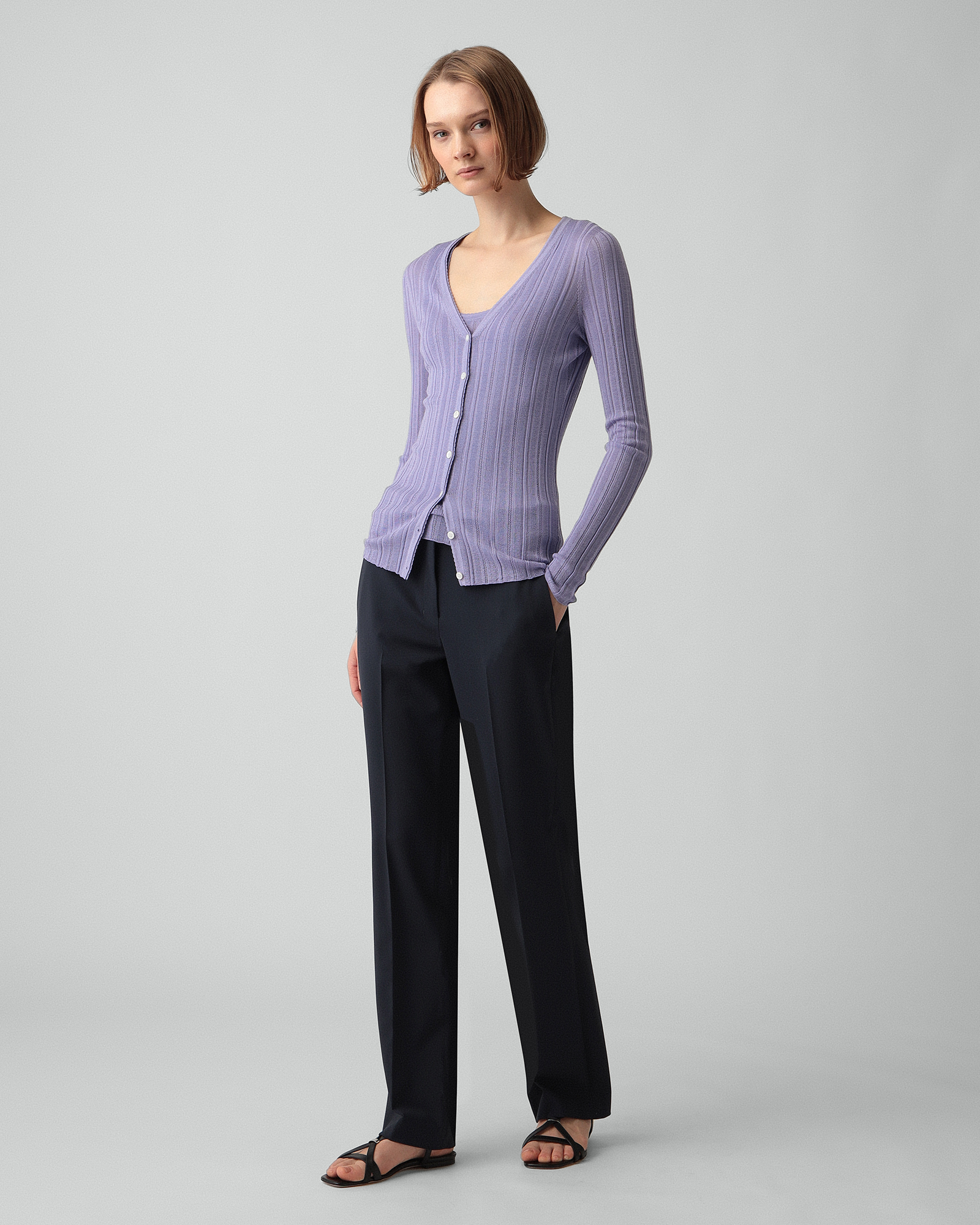 【美品 22年モデル】Theory セオリー ドライバーズニット ネイビー L セオリー(Theory)公式通販 レディースファッション