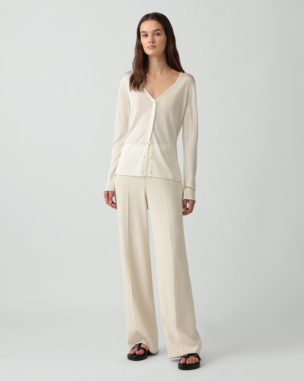 ◎美品　Theory　Stretch Cotton Ofeliah　ベージュ　S About Dahlia Jersey | Theory luxe（セオリーリュクス）公式通販サイト
