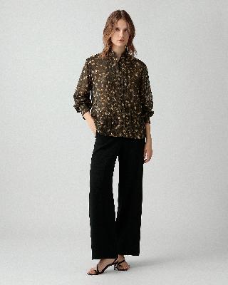 最終値下 theory luxe crisp linen ambi ジレ 極美品 セオリーリュクス