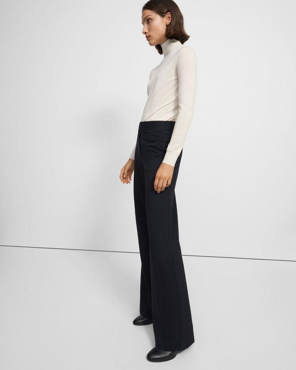 theory talbert wide leg pants