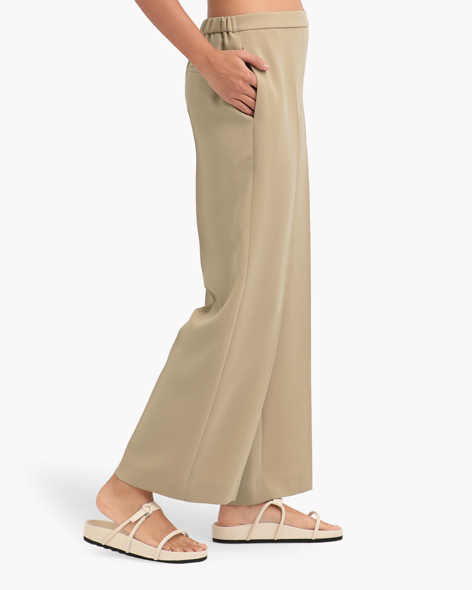 ストアーストアーTheory Classic Crepe Wide Pull On L カジュアル