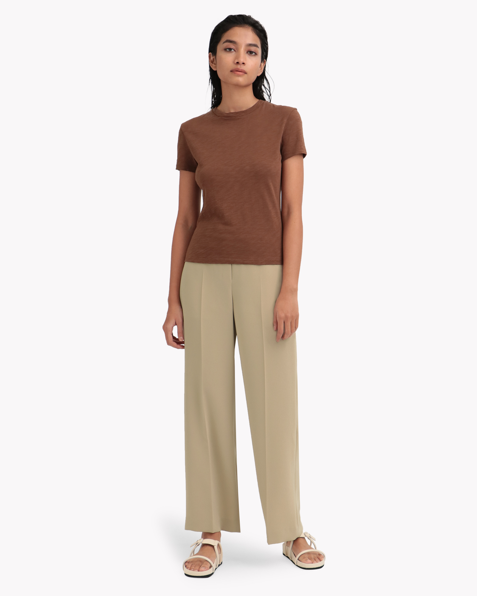 Classic Crepe Wide Pull On L