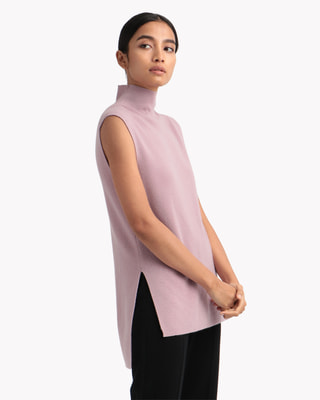 Mercer Wool Cash Mockneck Shell | WOMEN(レディース)|Theory 公式 ...