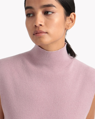 Mercer Wool Cash Mockneck Shell | WOMEN(レディース)|Theory 公式 ...