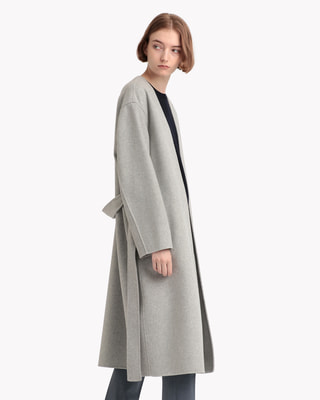 一部限定カラー Luxe New Divide Collarless Coat | WOMEN（レディース