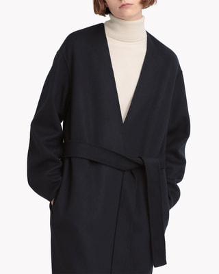 一部限定カラー Luxe New Divide Collarless Coat | WOMEN（レディース 