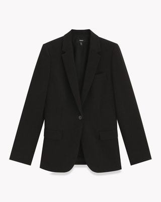 セオリー♡クラシッククレープ　ジャケット ノーカラージャケット 商品をSale価格