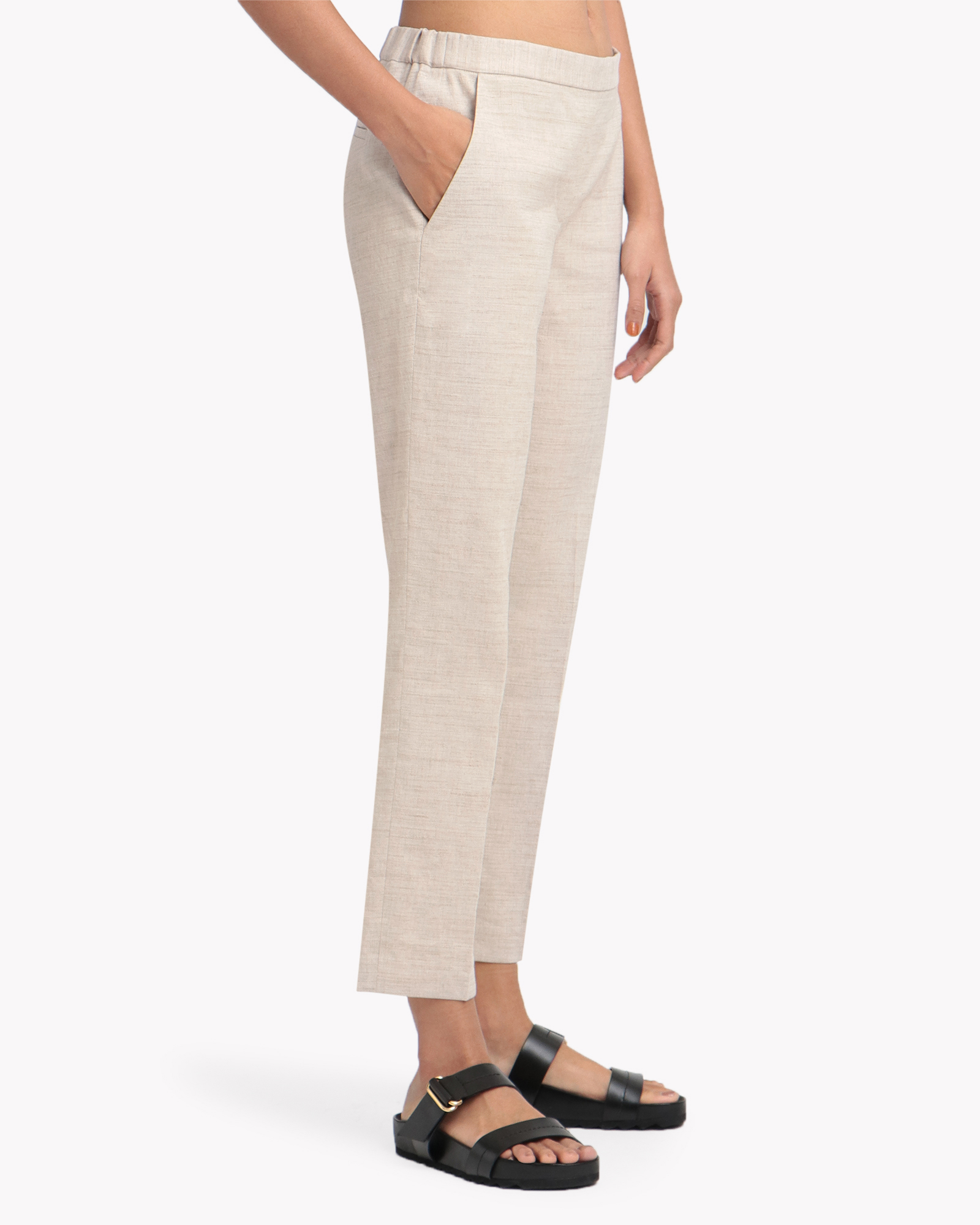 SALE/79%OFF】 theory 22SS Eco Sharkskin クロップドパンツ