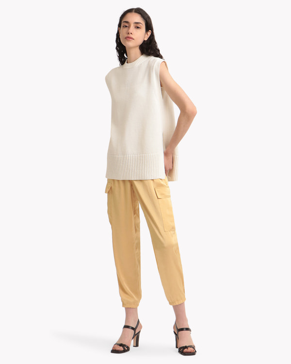Crushed Satin UTL Cargo | WOMEN(レディース)|Theory 公式通販サイト