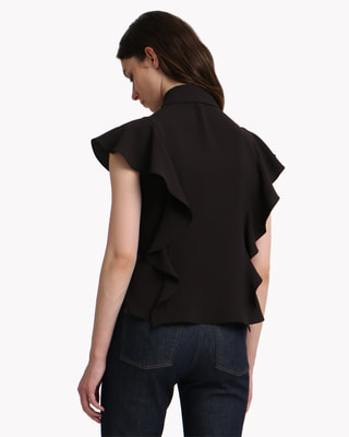 Prime GGT BD Ruffle Top | WOMEN（レディース）｜Theory 公式通販サイト