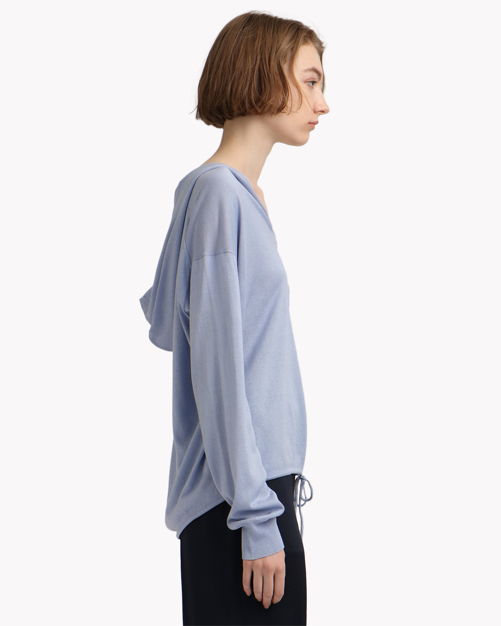 Luxe Silk Relaxed Hood | WOMEN(レディース)|Theory 公式通販サイト