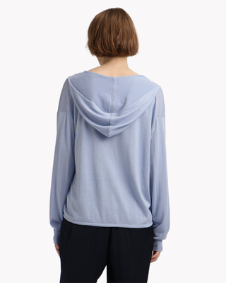 Luxe Silk Relaxed Hood | WOMEN(レディース)|Theory 公式通販サイト