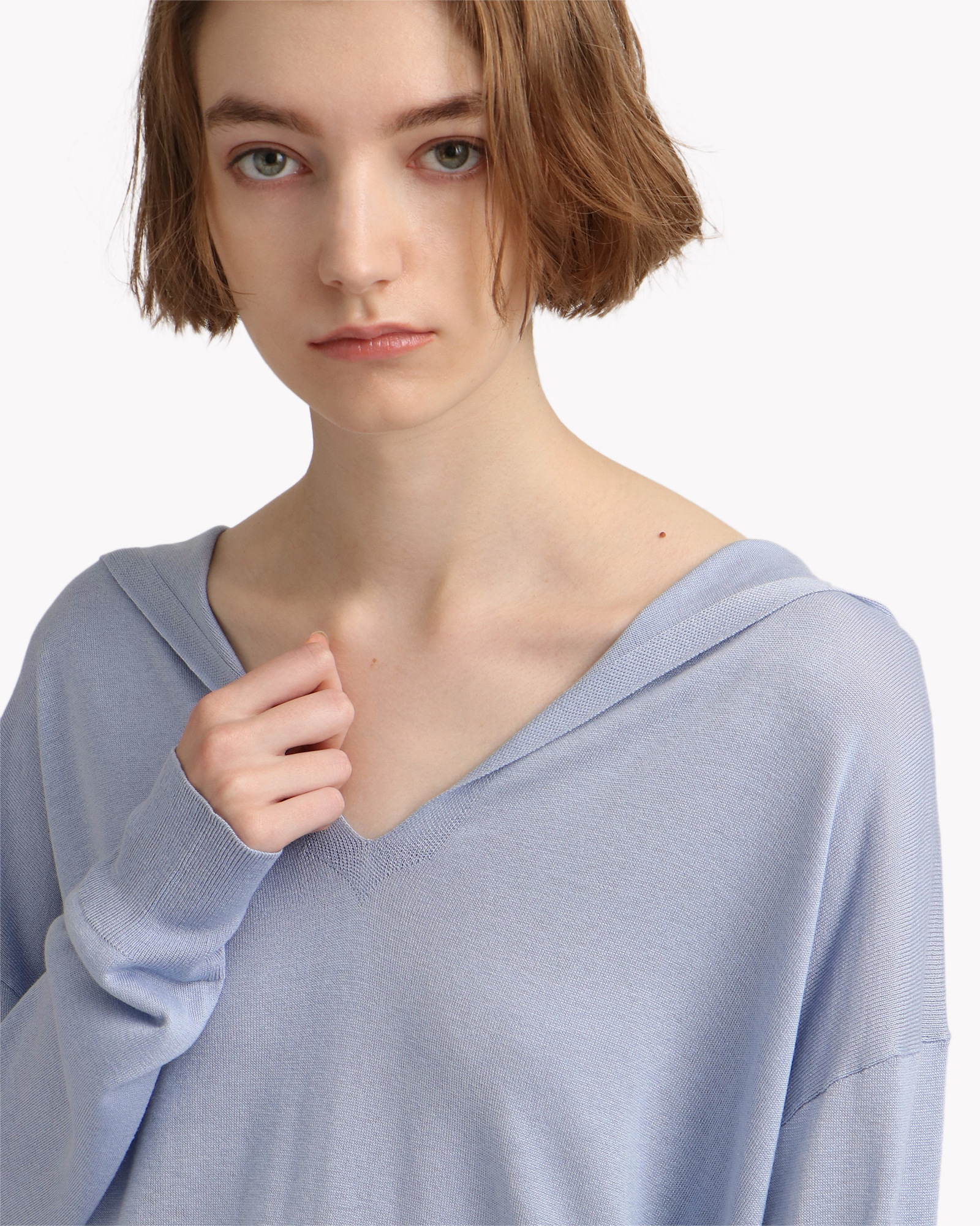 Luxe Silk Relaxed Hood | WOMEN（レディース）｜Theory 公式通販サイト
