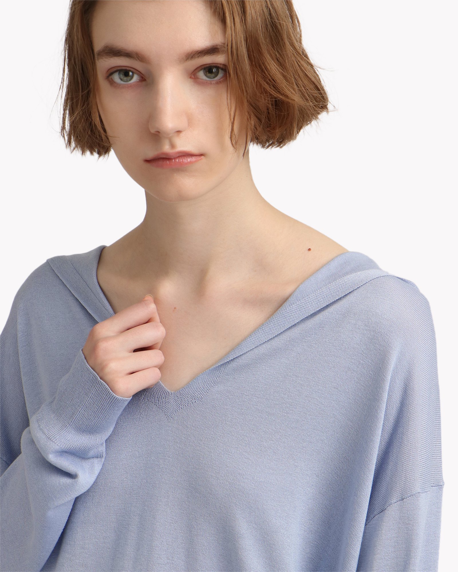 Luxe Silk Relaxed Hood | WOMEN(レディース)|Theory 公式通販サイト