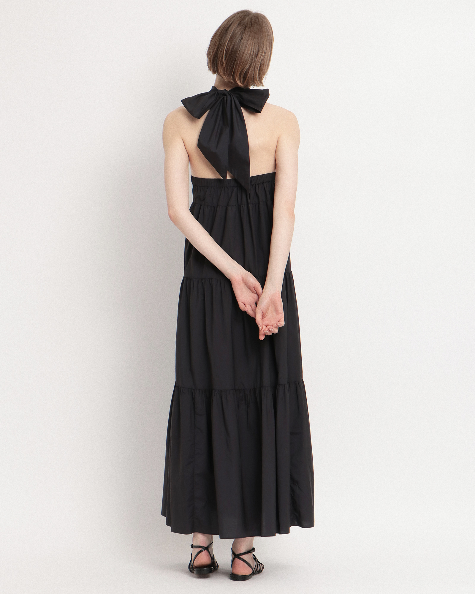 一部店舗限定 Tech Lawn Halter Tier Maxi DR | WOMEN（レディース 