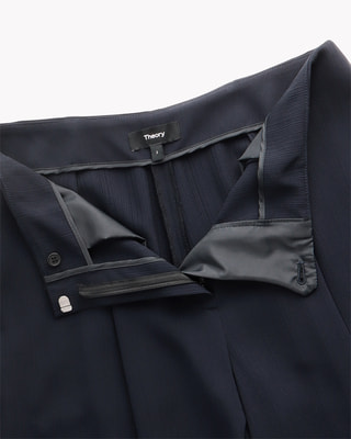 Admiral Stripe Wide PLT Pant B | WOMEN（レディース）｜Theory 公式 