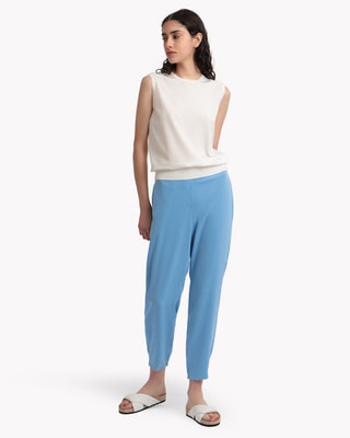 Powder Crepe Jogger Pants | WOMEN（レディース）｜Theory 公式 
