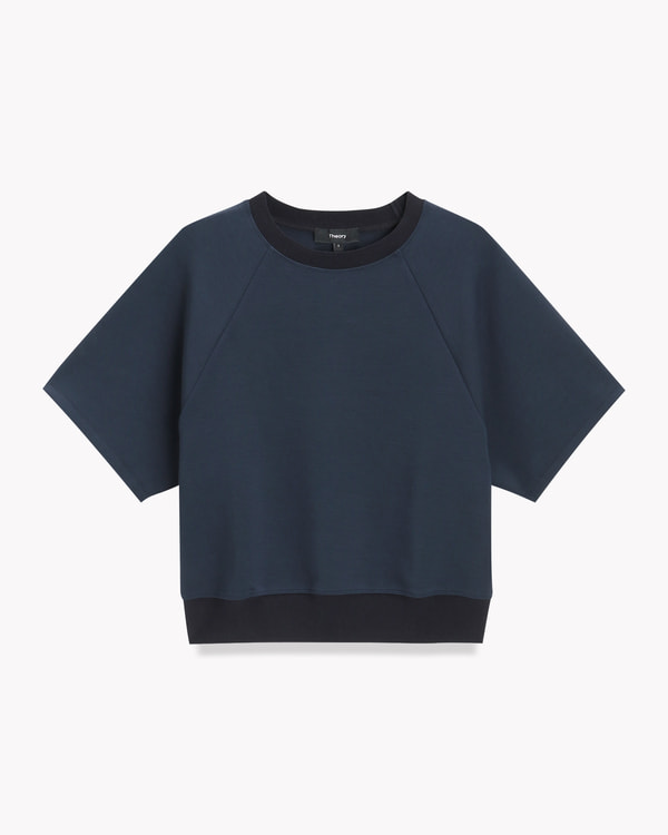 Theory   Double Knit Seam Sweatsh