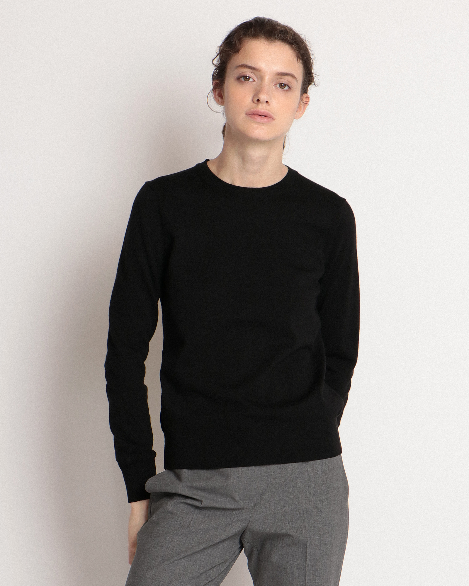 Theory 2022AWニットWool Tech Crew Neck PO P-