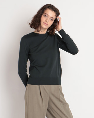 Theory 2022AWニットWool Tech Crew Neck PO P floraltrendy.com