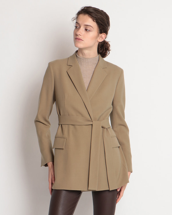 一部店舗限定 W SP Saxony Belt Blazer | WOMEN（レディース）｜Theory