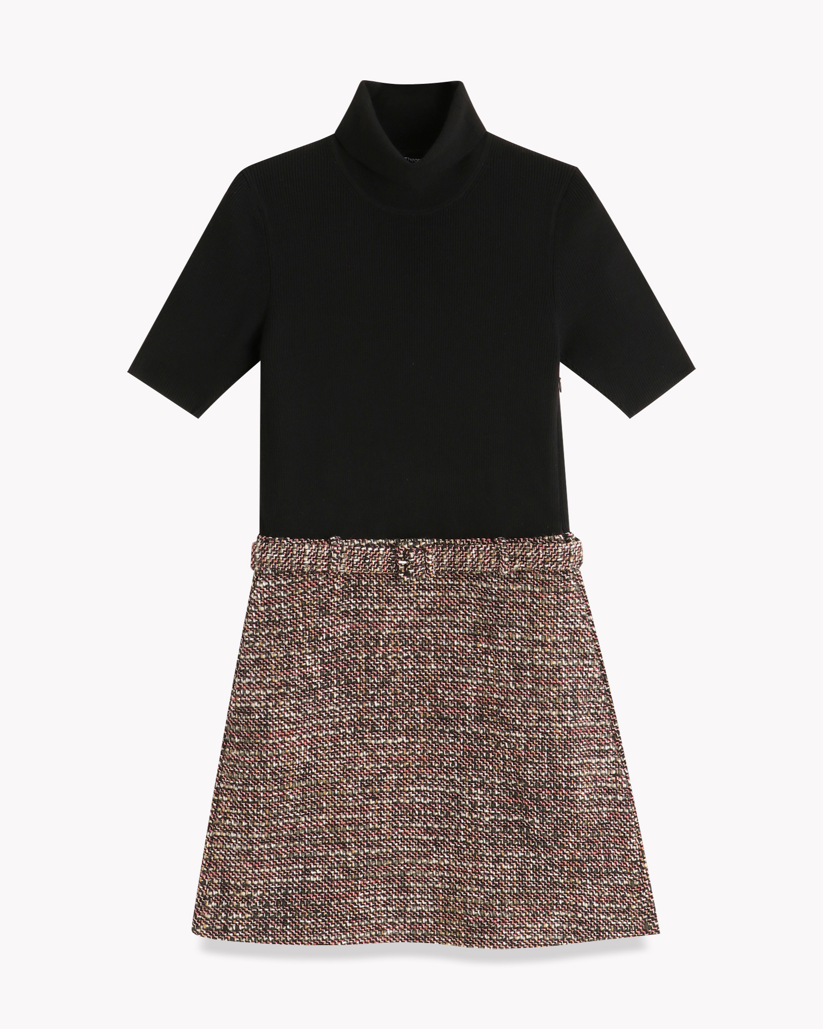 Autumn Tweed Knit Combo Dress | WOMEN(レディース)|Theory 公式