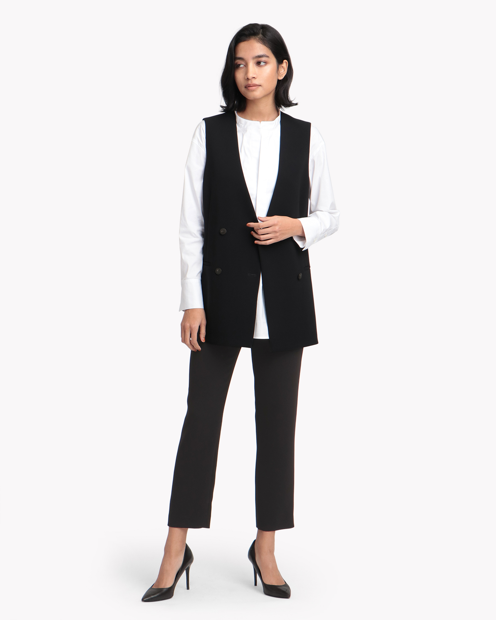 Classic Crepe Treeca Pull On FH | WOMEN(レディース)|Theory