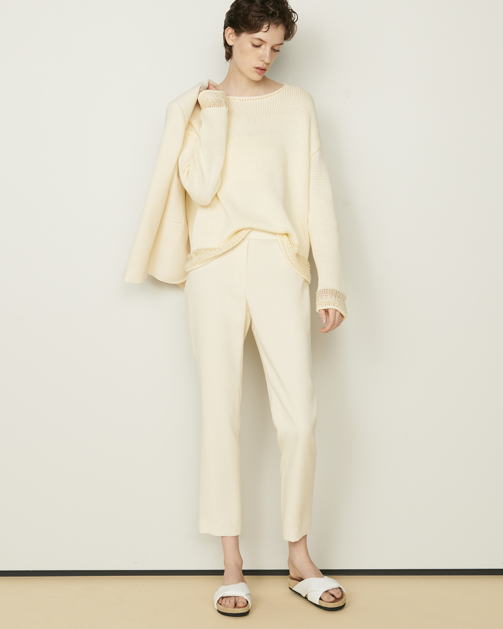 Classic Crepe Treeca Pull On FH | WOMEN(レディース)|Theory 公式