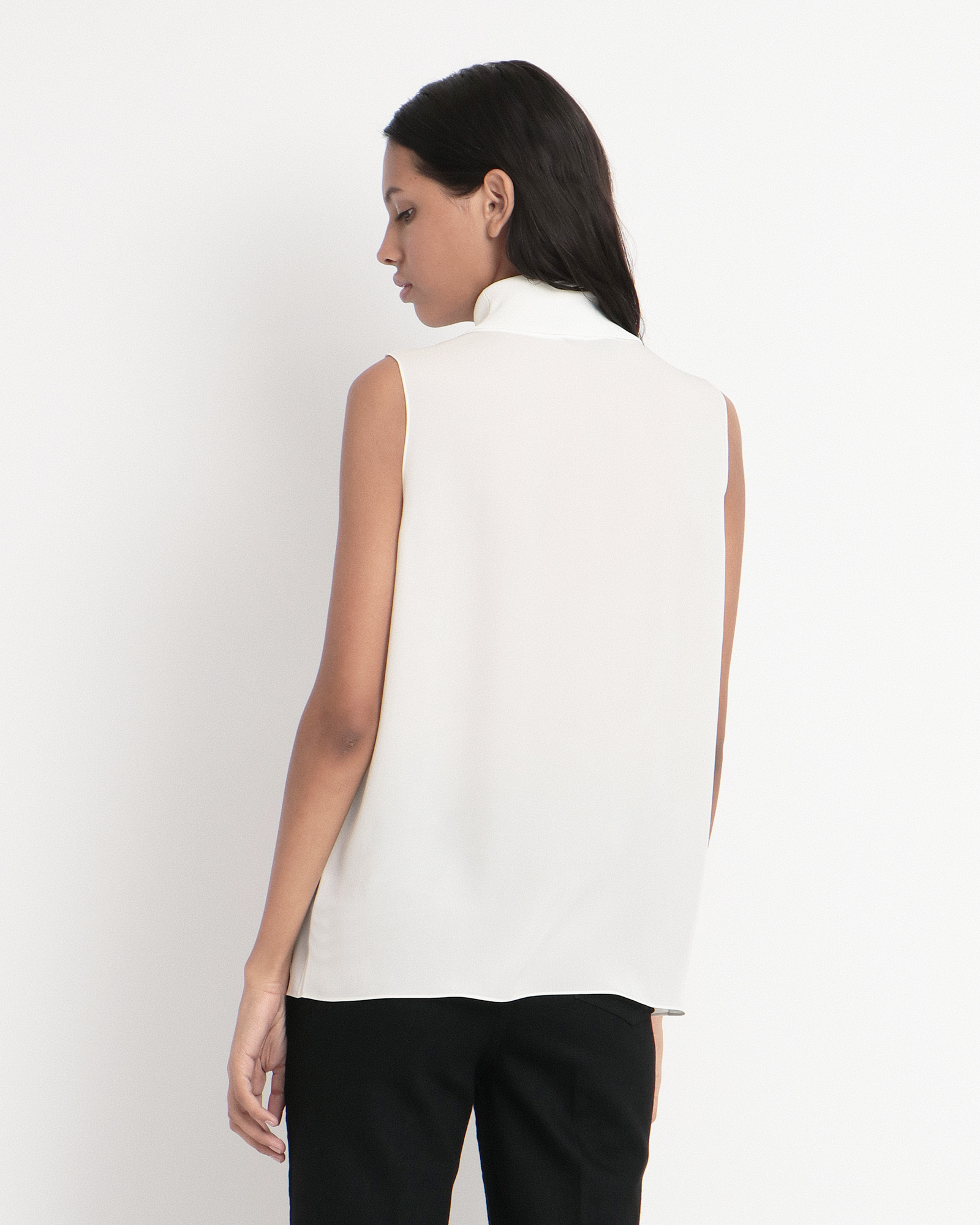 Silk Combo SL Roll Neck Top | WOMEN(レディース)|Theory 公式通販