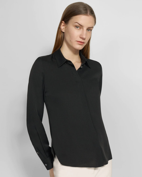 Modern GGT Classic Fitted Shirt | WOMEN(レディース)|Theory 公式