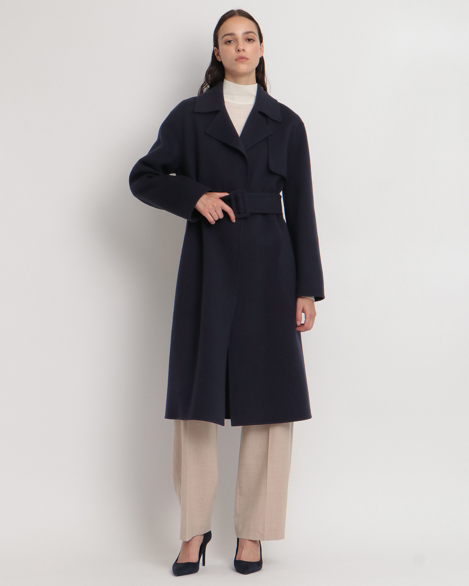 Luxe New Divide Wrap Trench
