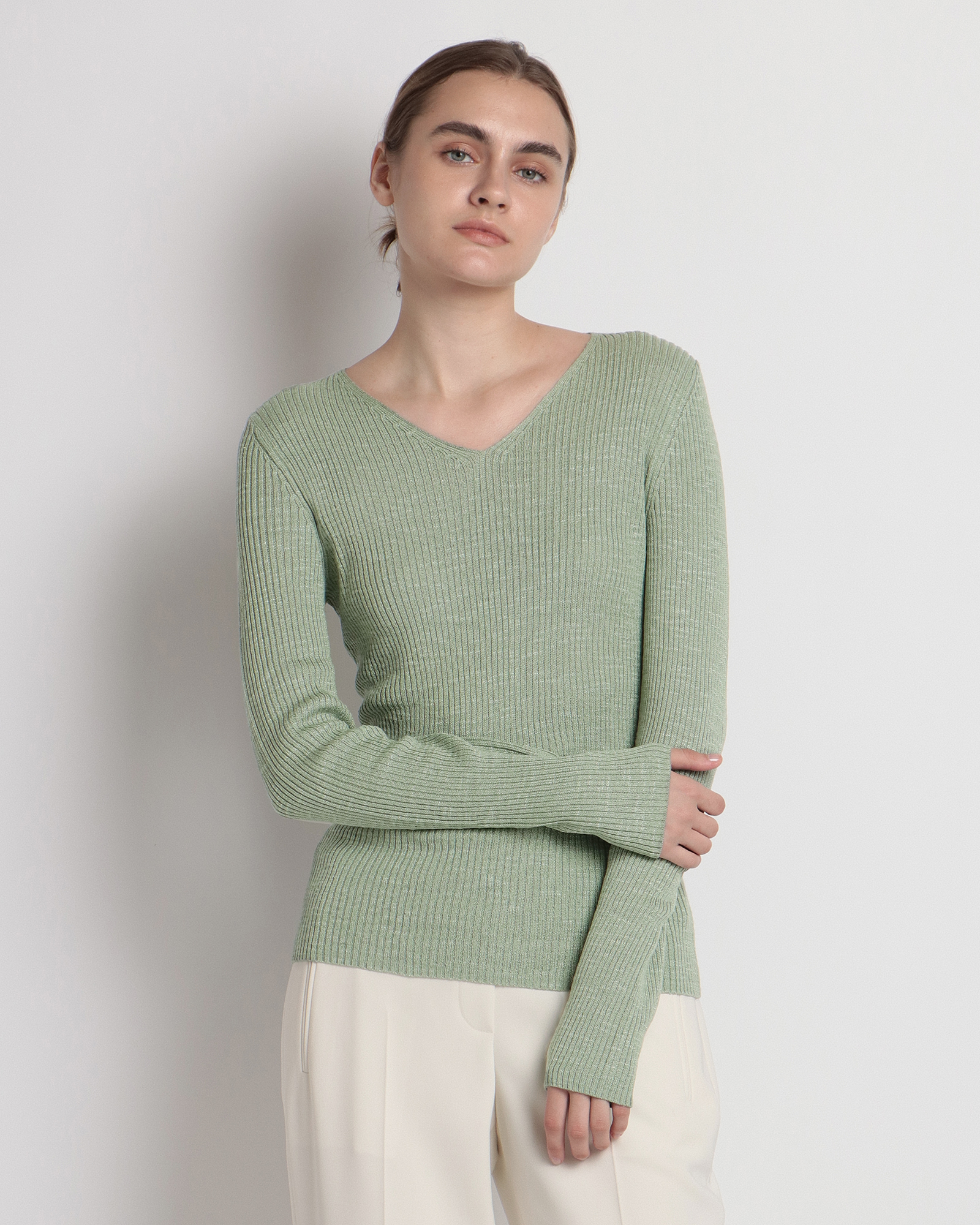 Fine Slub Rib Mirzi VNK | WOMEN（レディース）｜Theory 公式通販サイト
