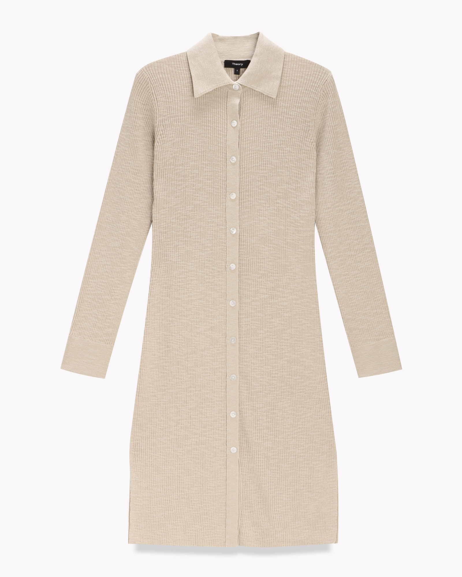 Fine Slub Rib Shirt Dress | WOMEN（レディース）｜Theory 公式通販サイト