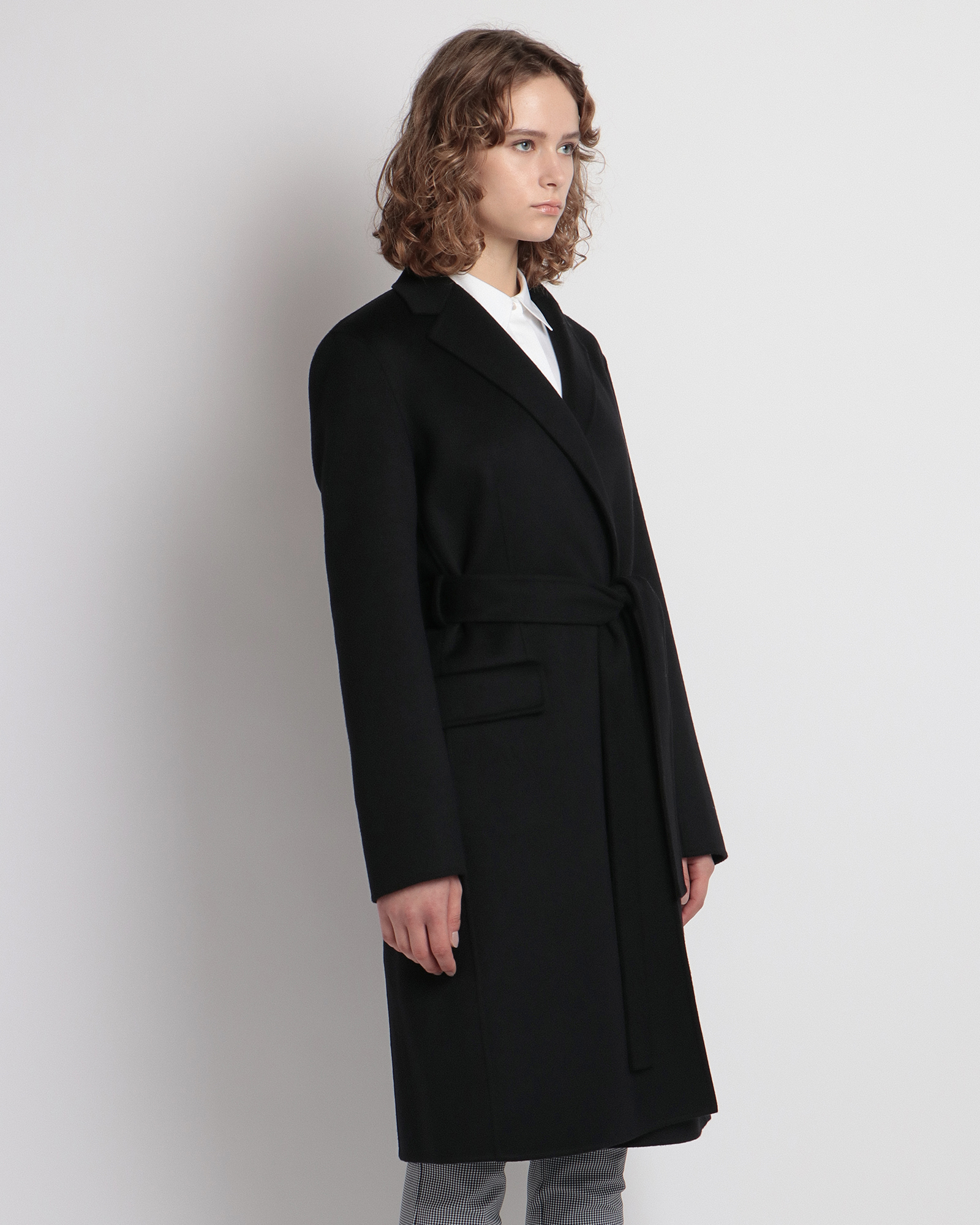 Luxe New Divide Belt Coat B