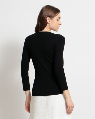 Regal Wool Open Neck PO | WOMEN（レディース）｜Theory 公式通販サイト