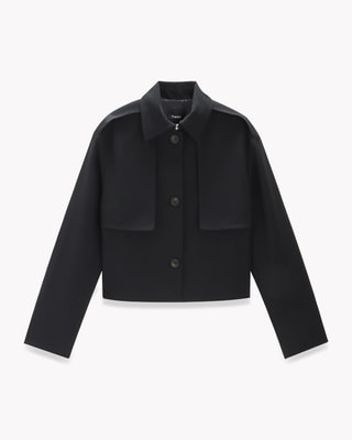 Dry Crepe Crop Trench W | WOMEN(レディース)|Theory 公式通販サイト