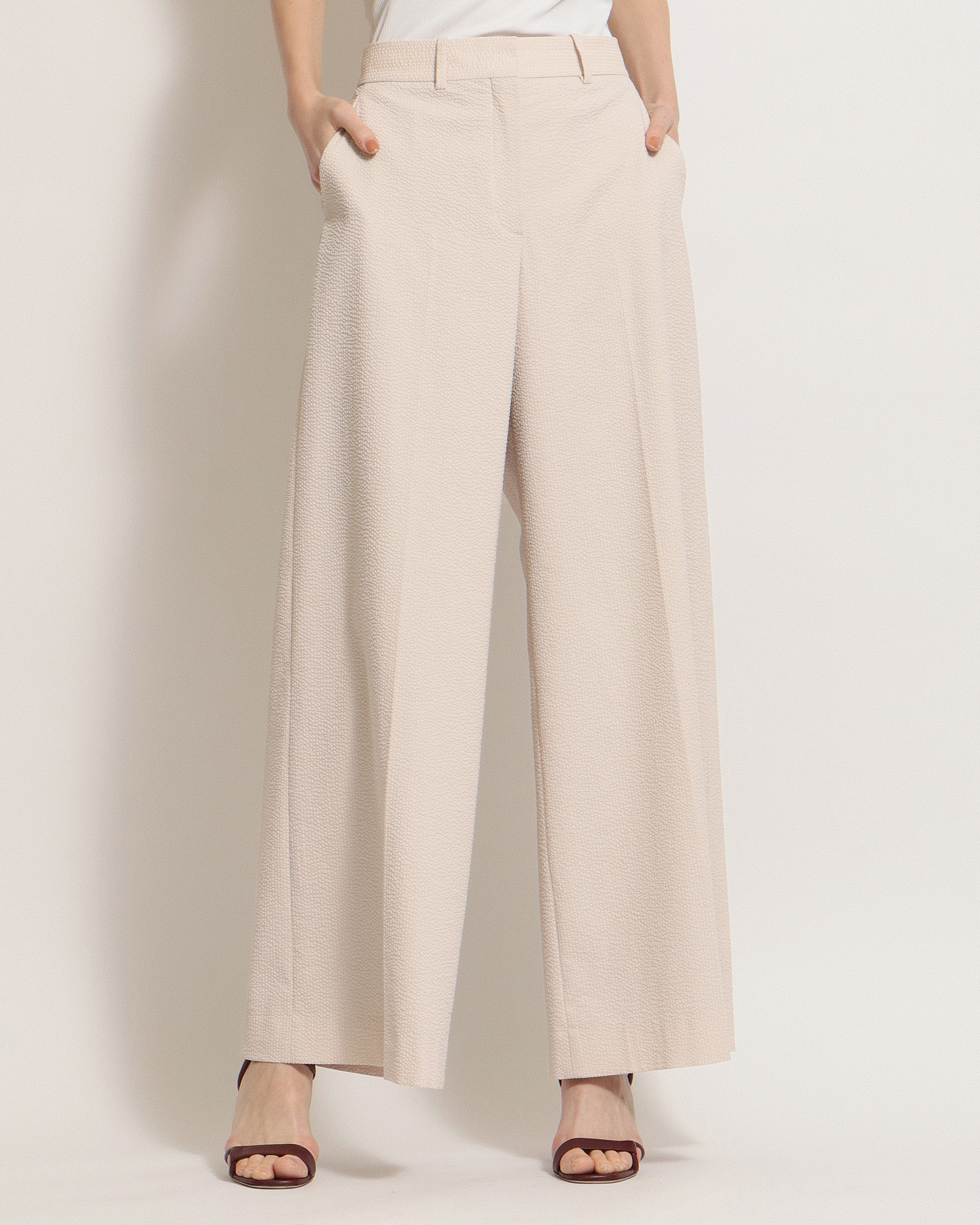 Seer Suit HW Wide Trouser | WOMEN（レディース）｜Theory 公式通販サイト