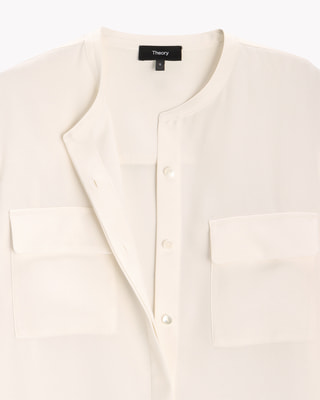 Prime GGT PKT Detail Blouse | WOMEN（レディース）｜Theory 公式通販 