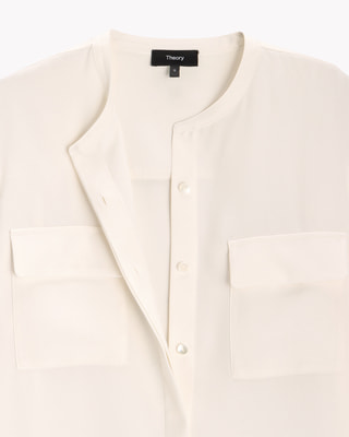 Prime GGT PKT Detail Blouse | WOMEN（レディース）｜Theory 公式通販 