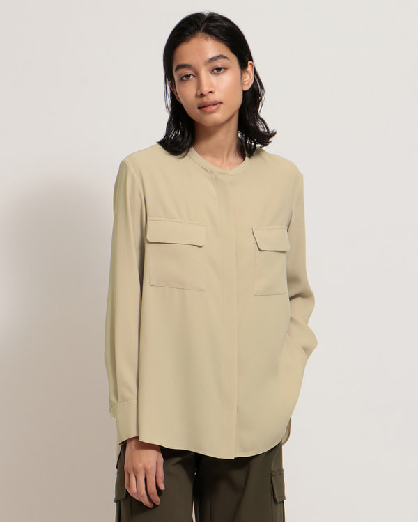 Prime GGT PKT Detail Blouse | WOMEN（レディース）｜Theory 公式通販 