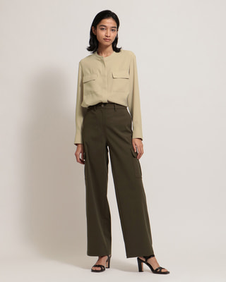 Prime GGT PKT Detail Blouse | WOMEN（レディース）｜Theory 