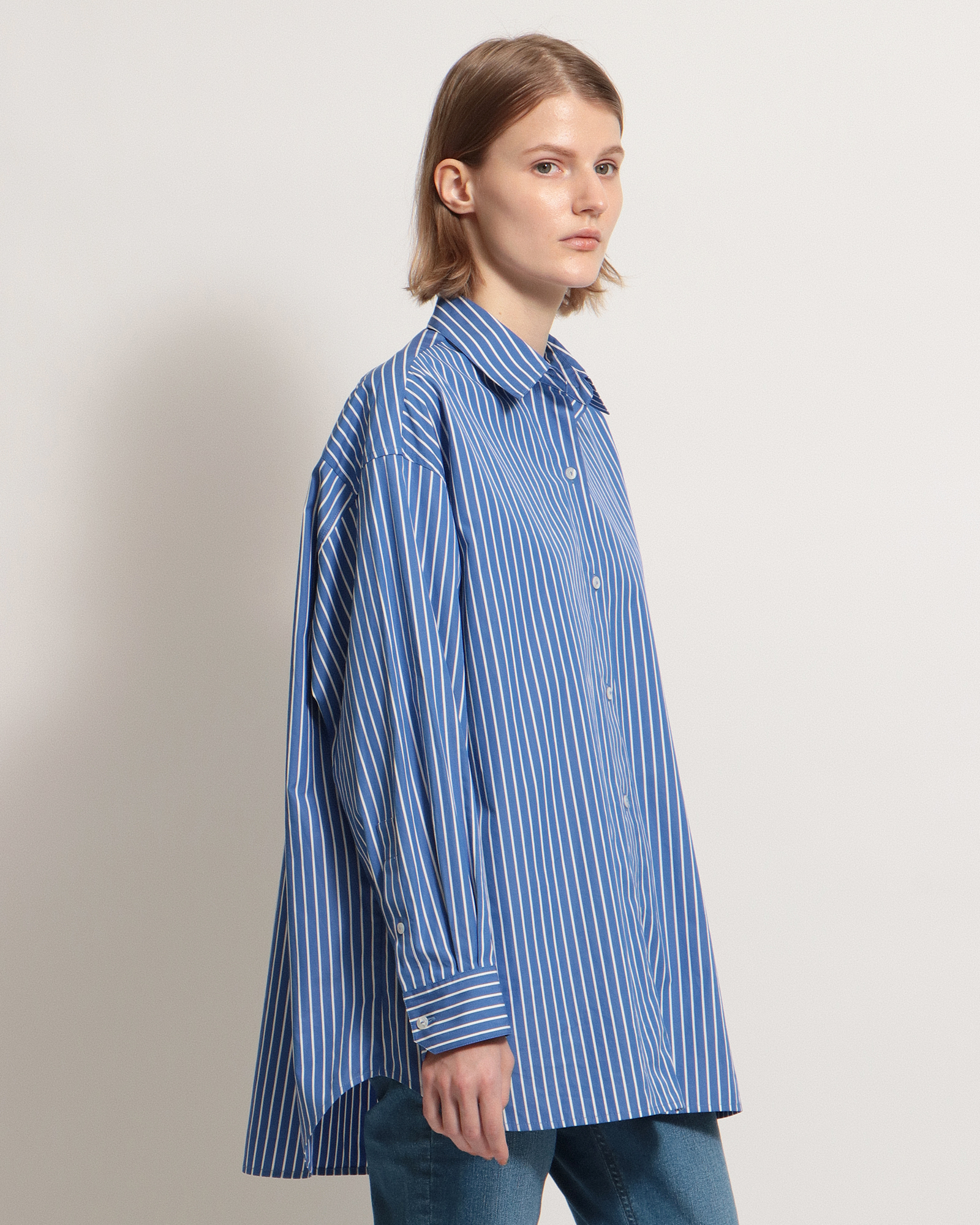 限定W特典付属 Theory Downing Bold Oversized Shirt - 通販 - www